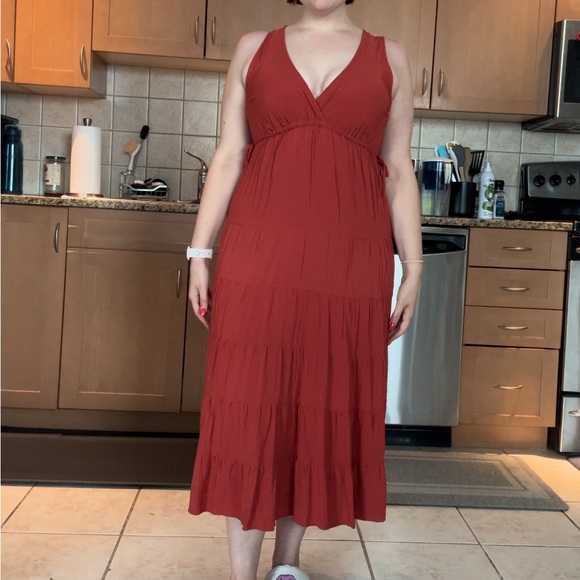 Max Studio Rust Red Dress - Picture 1 of 6